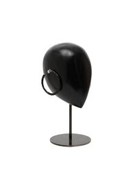 Leather Earrings - Black