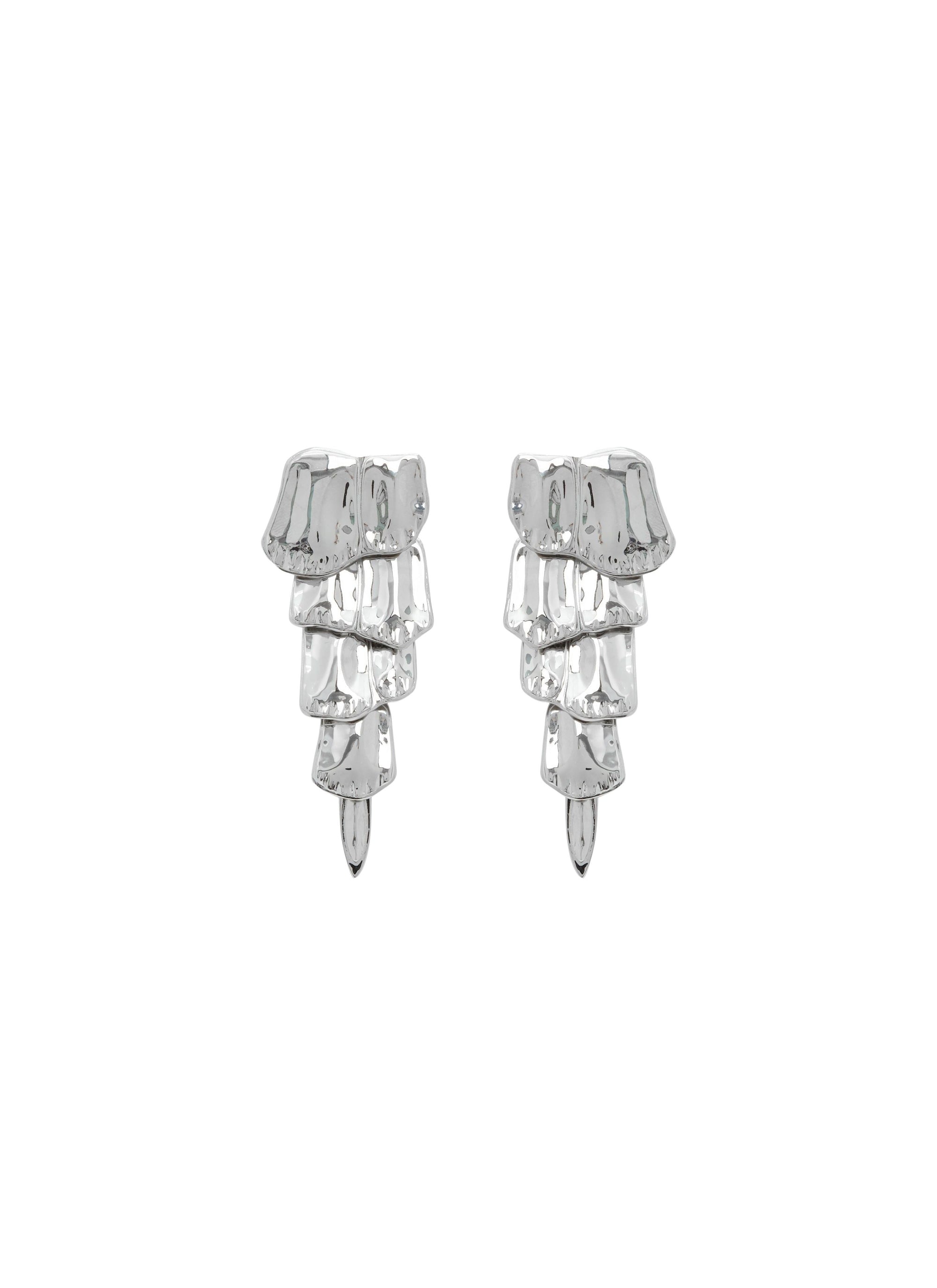 Boucles d’oreilles Croco - Argent