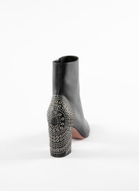 Bottines 75 en cuir - Noir