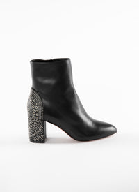 Bottines 75 en cuir - Noir
