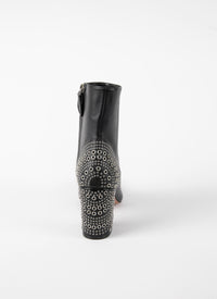 Bottines 75 en cuir - Noir