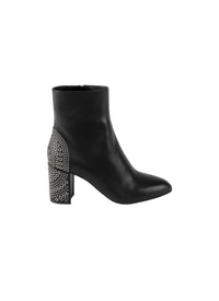 Bottines 75 en cuir - Noir