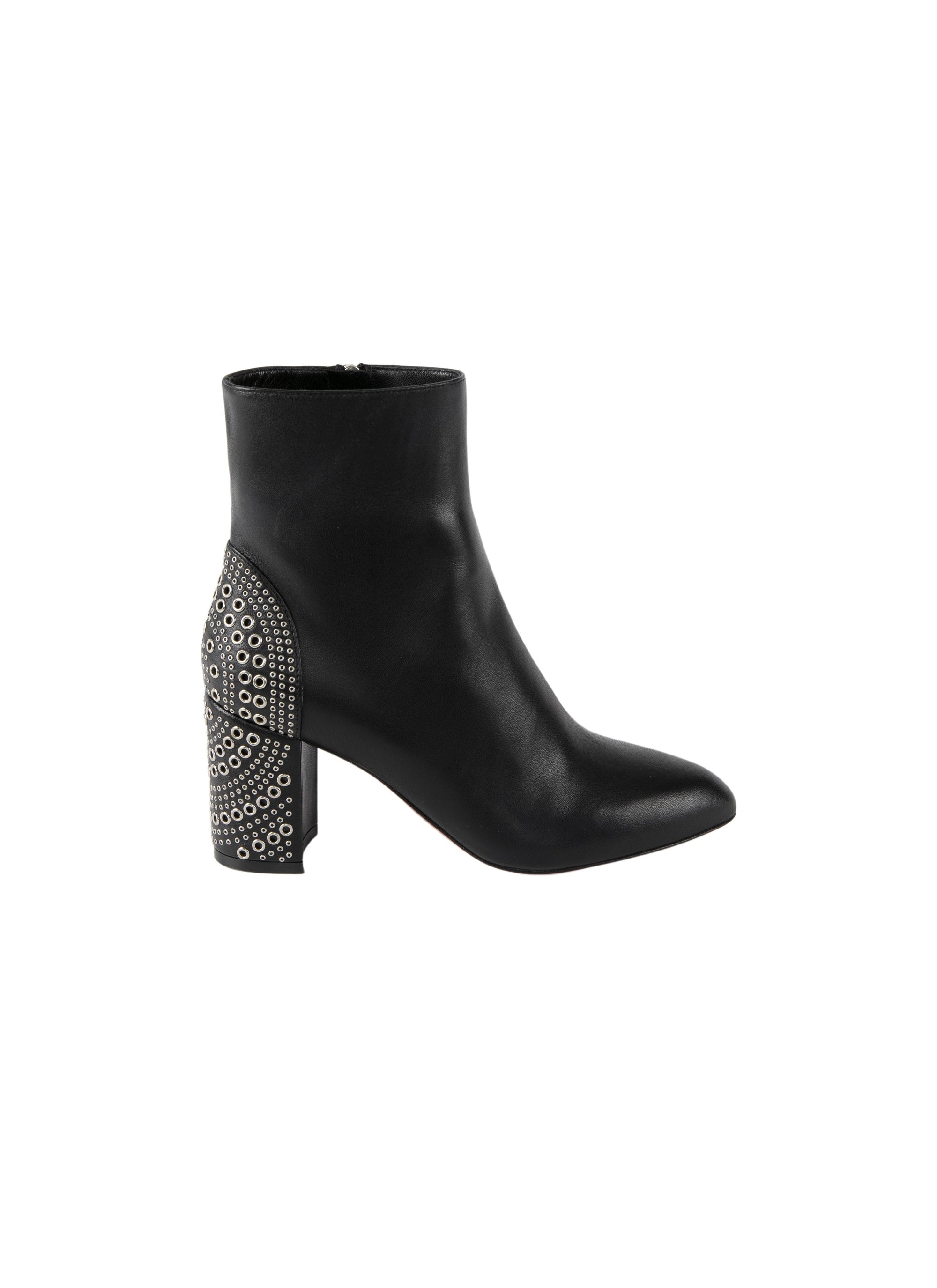 Bottines 75 en cuir - Noir