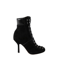 Bottines 110 en velours - Noir