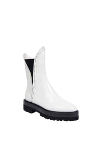 Studded boots in leather - Off White