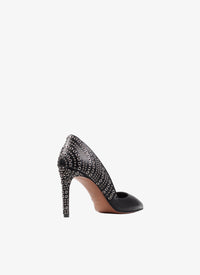 Escarpins à œillets 90 en cuir - Noir