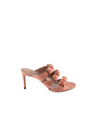 Mules 75 en cuir avec détails - Caramel