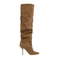 Cuissardes fluides 90 en cuir - Ecorce