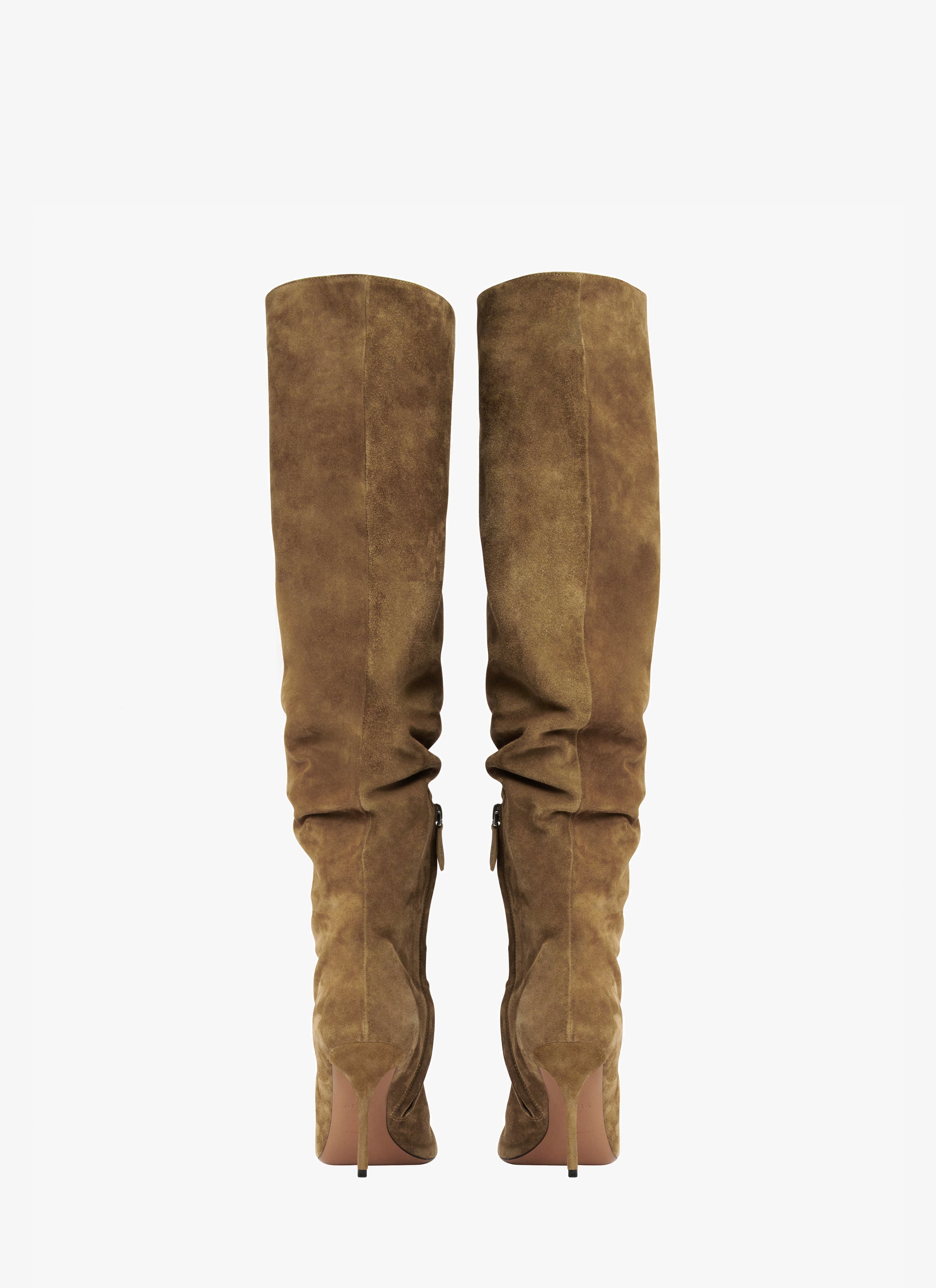Cuissardes fluides 90 en cuir - Ecorce