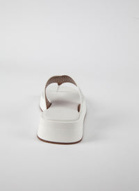 Leather platform sandals - Off White
