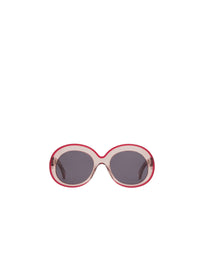 Round Sunglasses - Pink & Grey