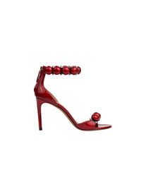 Bombe 90 Leather Sandals - Reflex Red