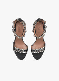 Sandales Bombe en cuir - Noir