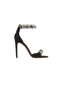 Sandales Bombe en cuir - Noir