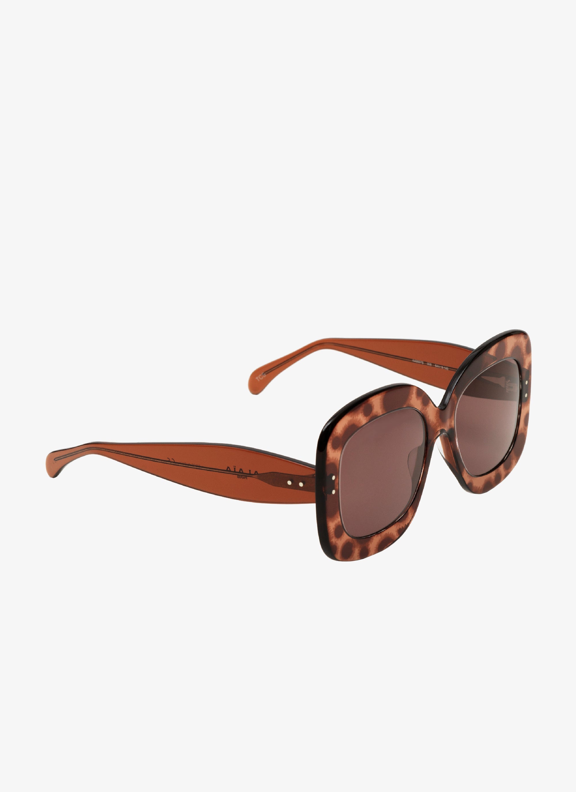 Rectangular glasses - Brown