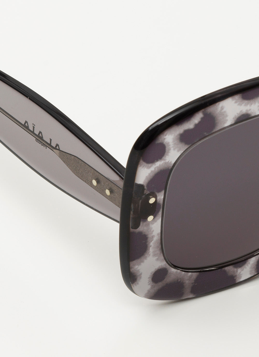 Lunettes rectangulaires - Gris