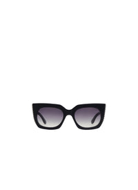 Lunettes de soleil carrées - Noir & Gris