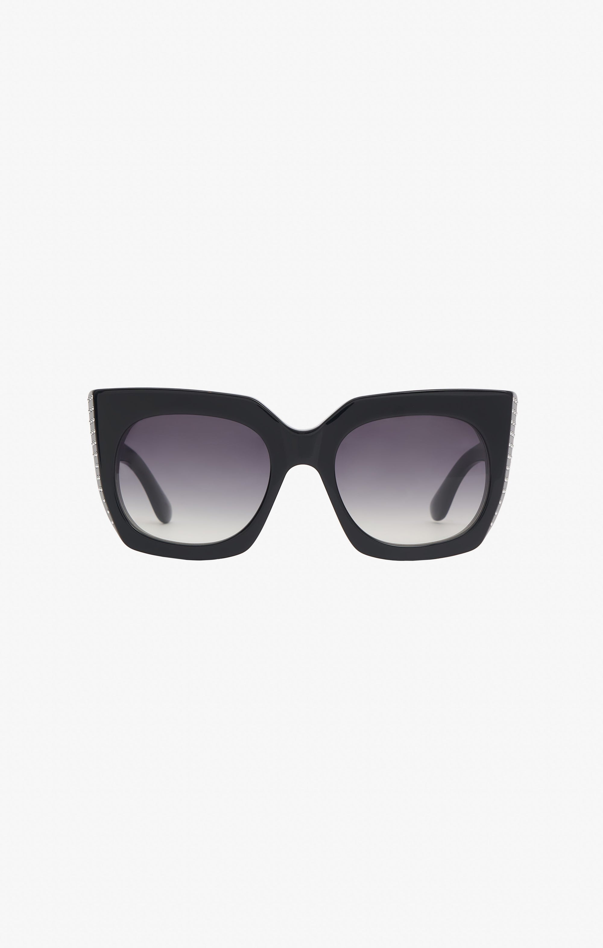 Lunettes de soleil carrées - Noir & Gris