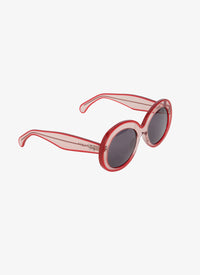 Round Sunglasses - Pink & Grey