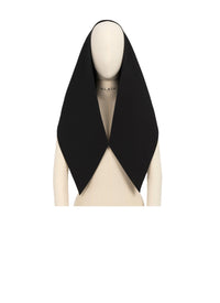 Capuche en laine - Noir Alaia