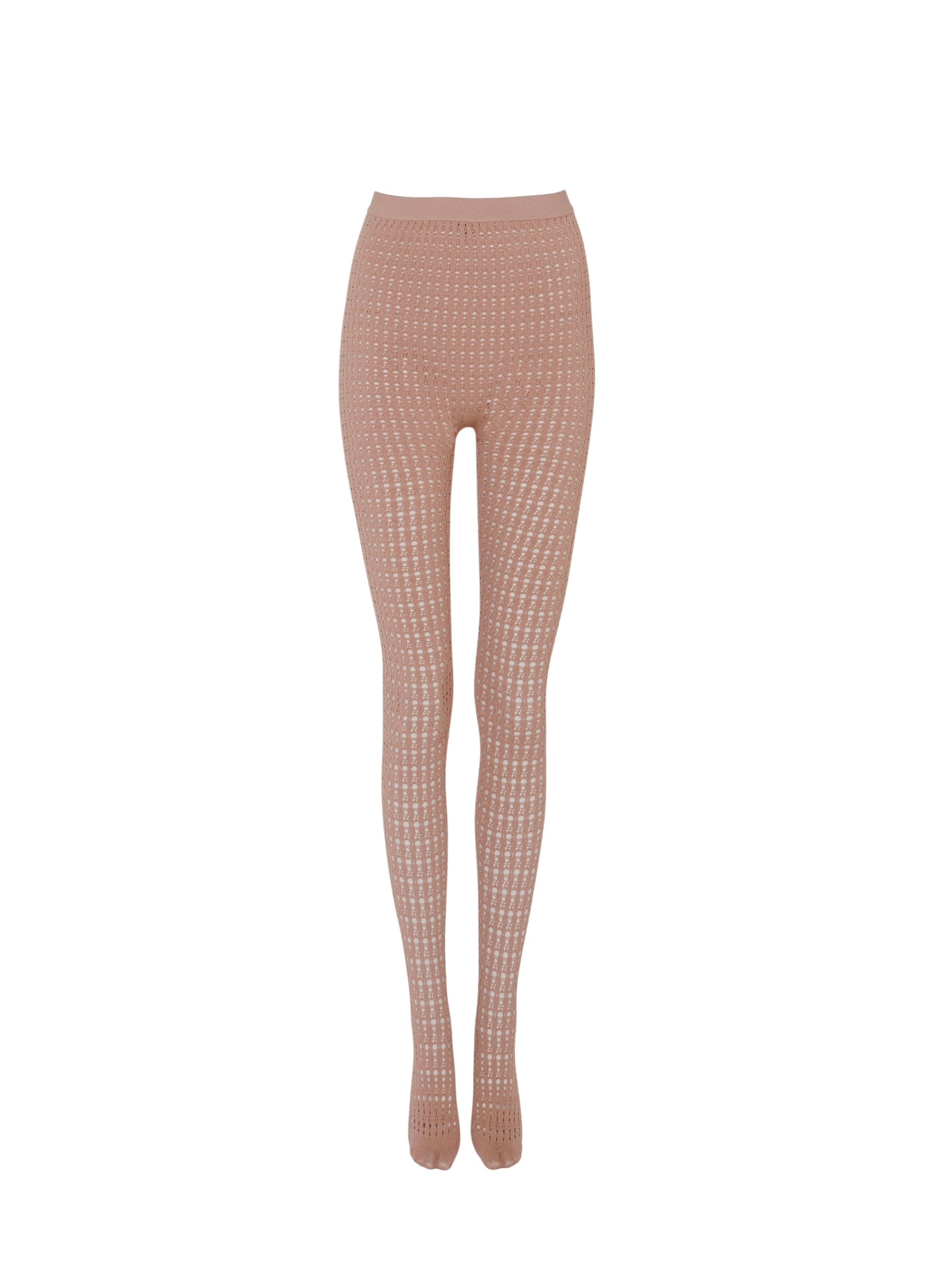 Collant Vienne ajouré - Nude Alaïa