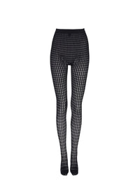 Collant Vienne ajouré - Noir Alaïa