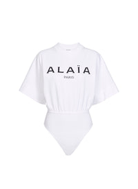 Body t-shirt with logo - White & Black