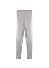 Legging long en laine - Blanc Nacre