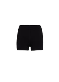 Short stretch taille haute - Noir intense