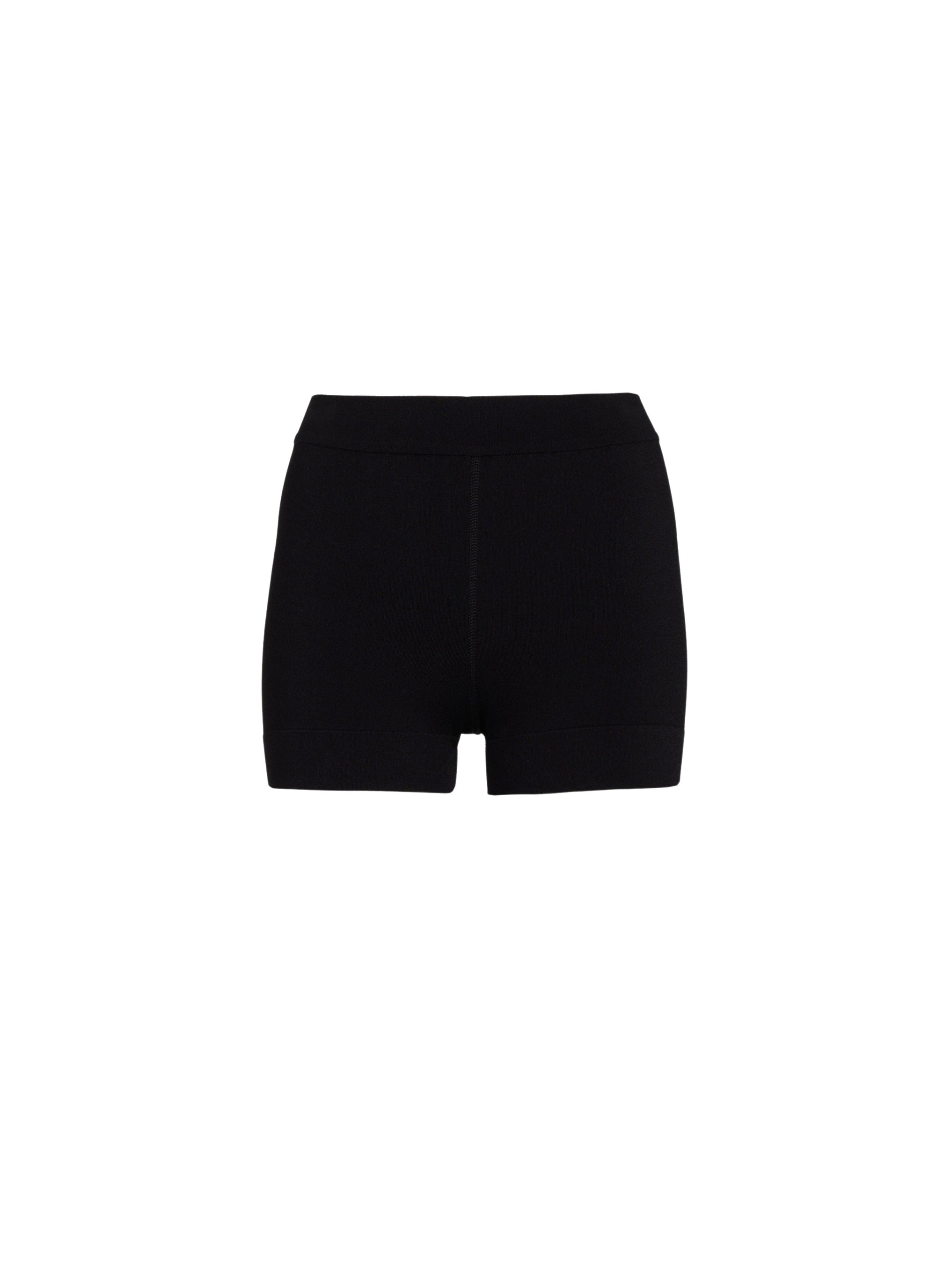 Short stretch taille haute - Noir intense