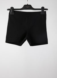 Short stretch taille haute - Noir