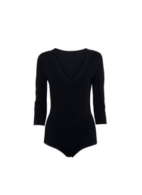 Body manche 3/4 - Noir