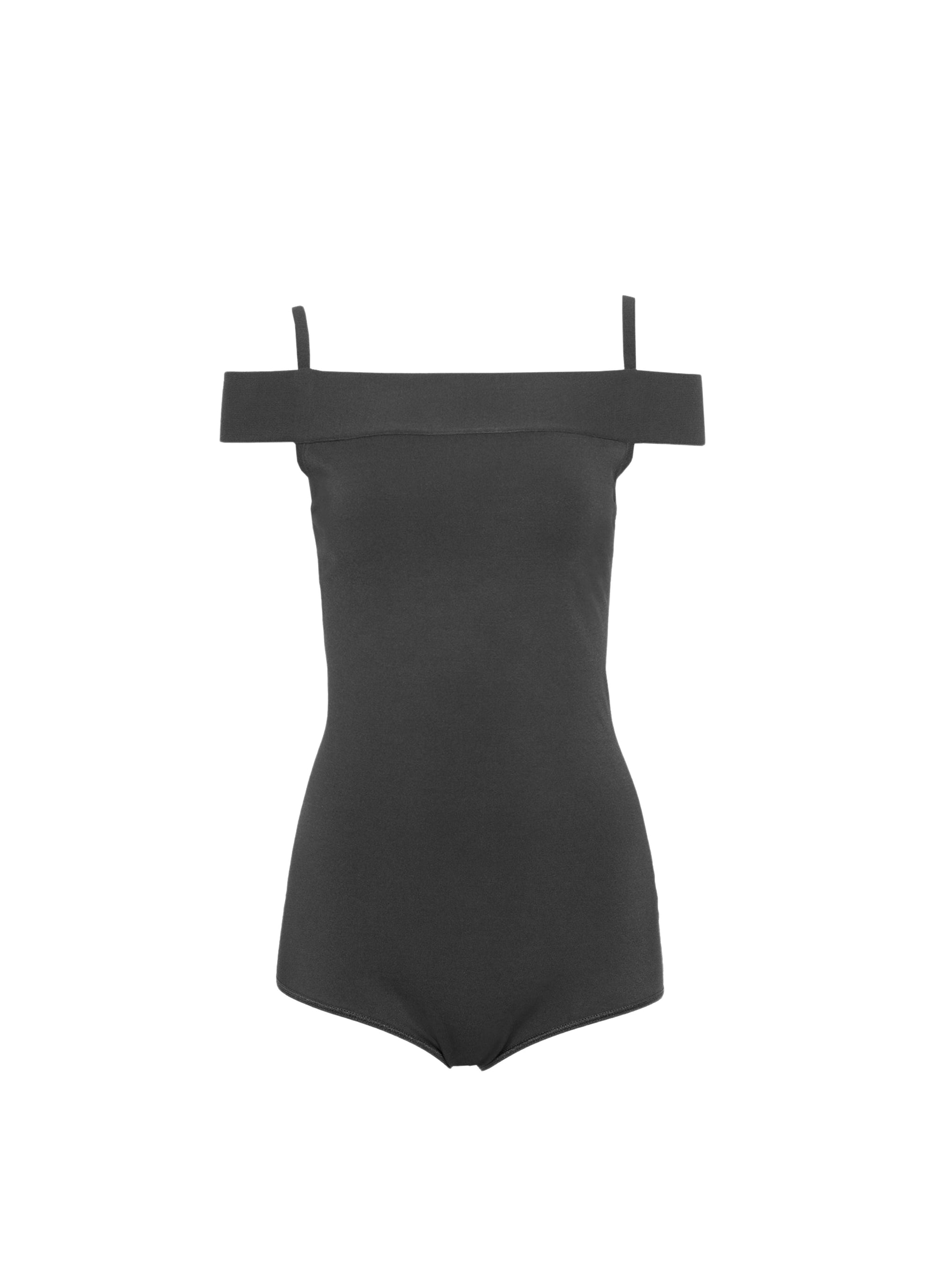 Body à épaules nues - Noir