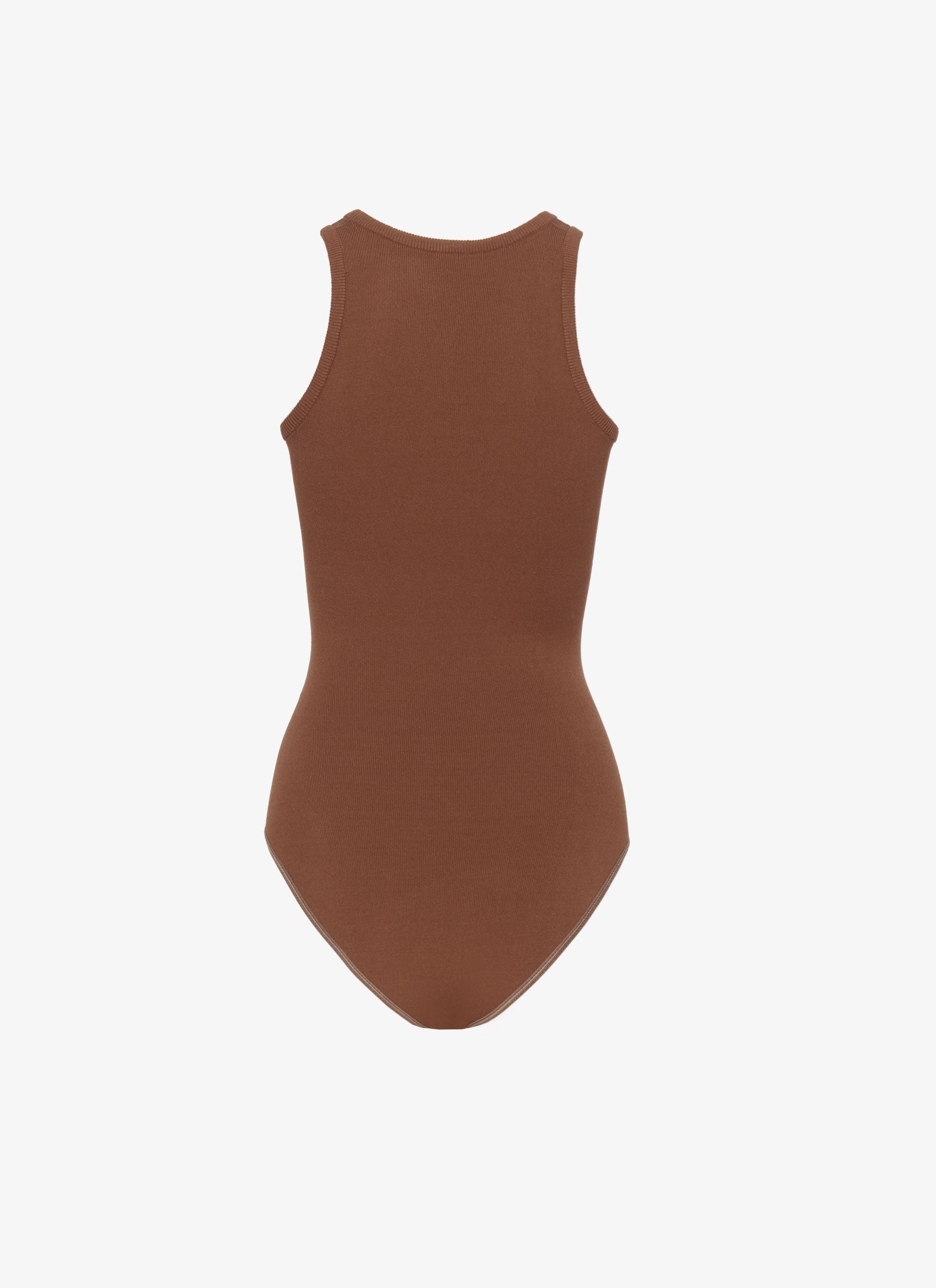 Sleeveless bodysuit - Brown