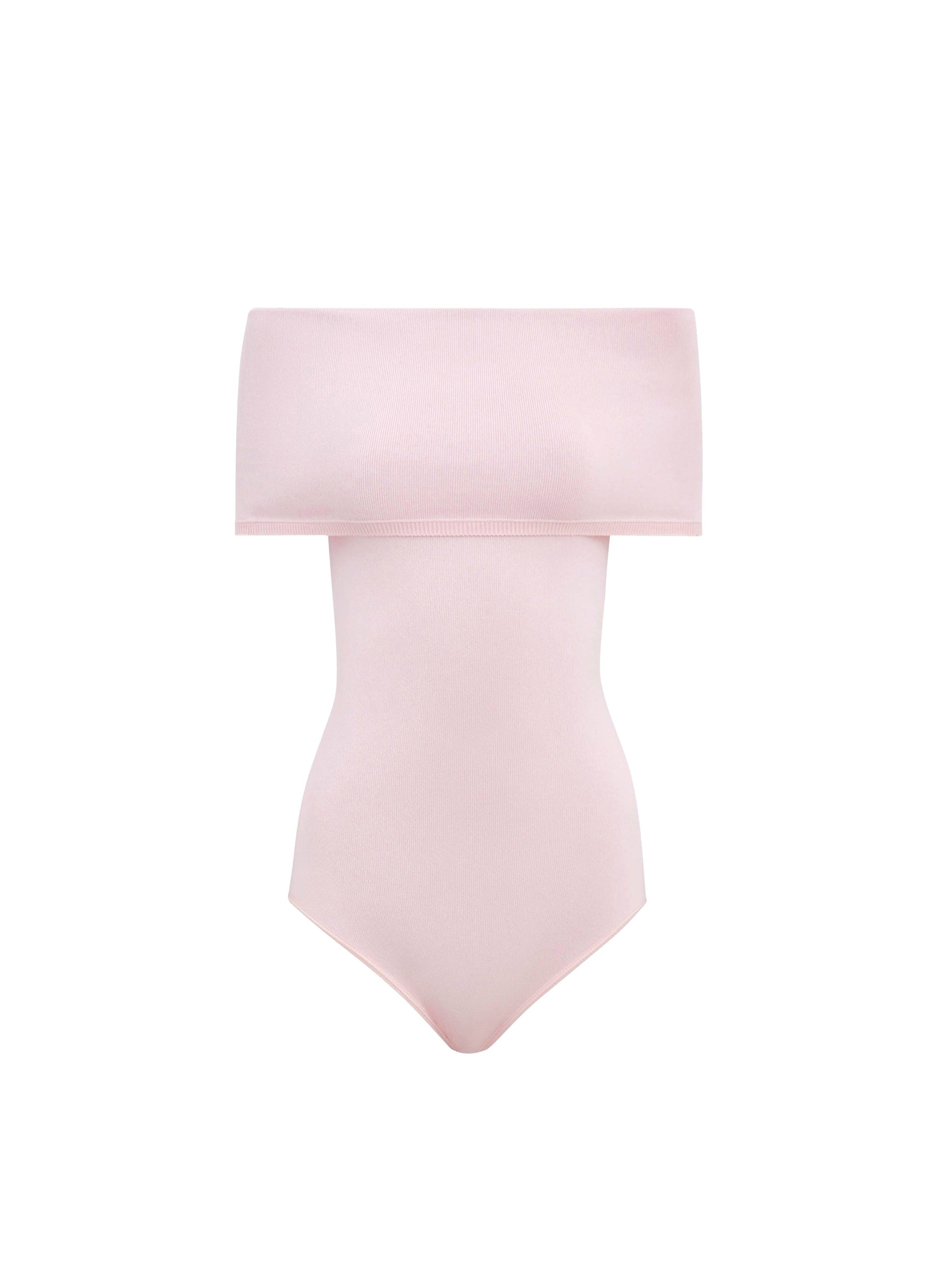 Body épaules nues - Rose Dragée
