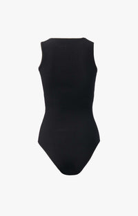 Body cotelé sans manches - Noir Alaïa