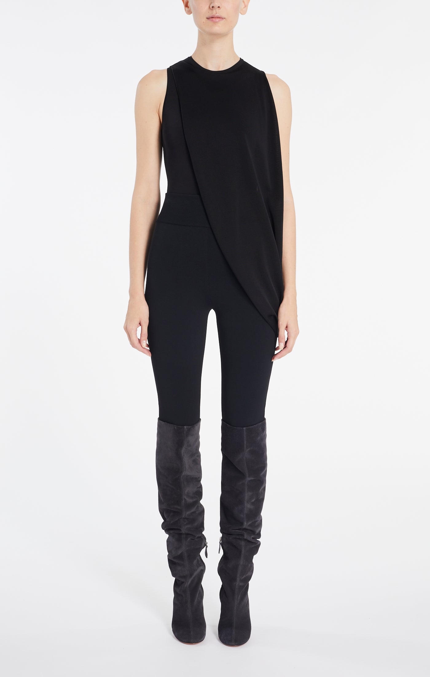 Sleeveless evening bodysuit - Black Alaïa