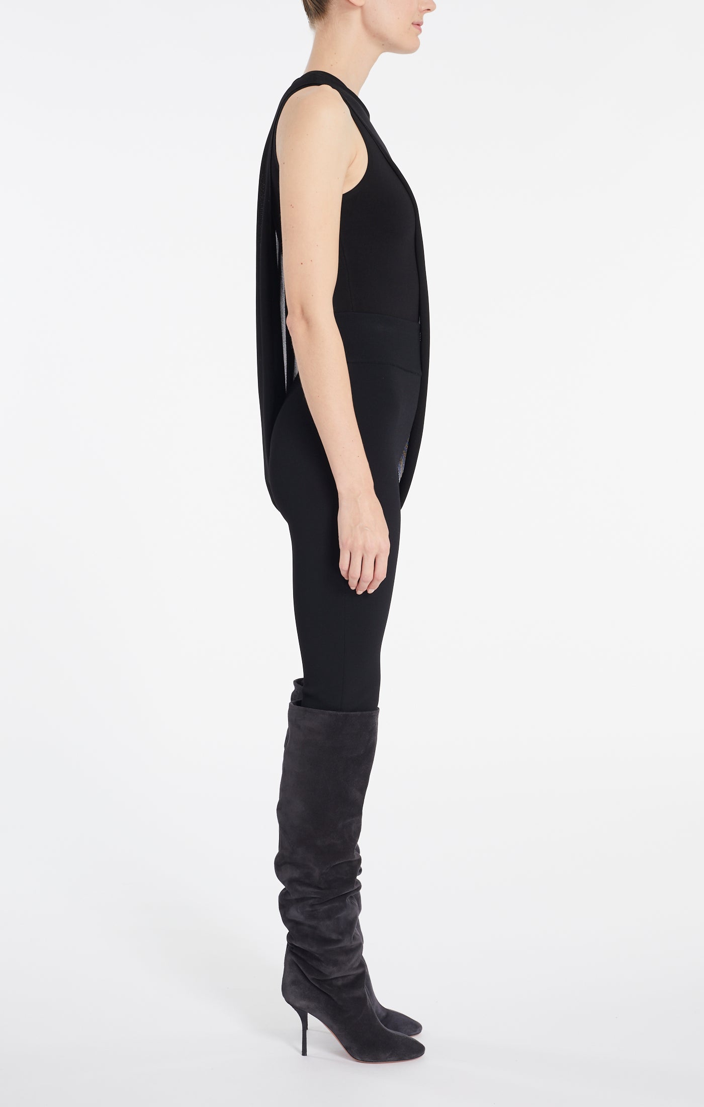 Sleeveless evening bodysuit - Black Alaïa