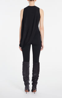 Sleeveless evening bodysuit - Black Alaïa