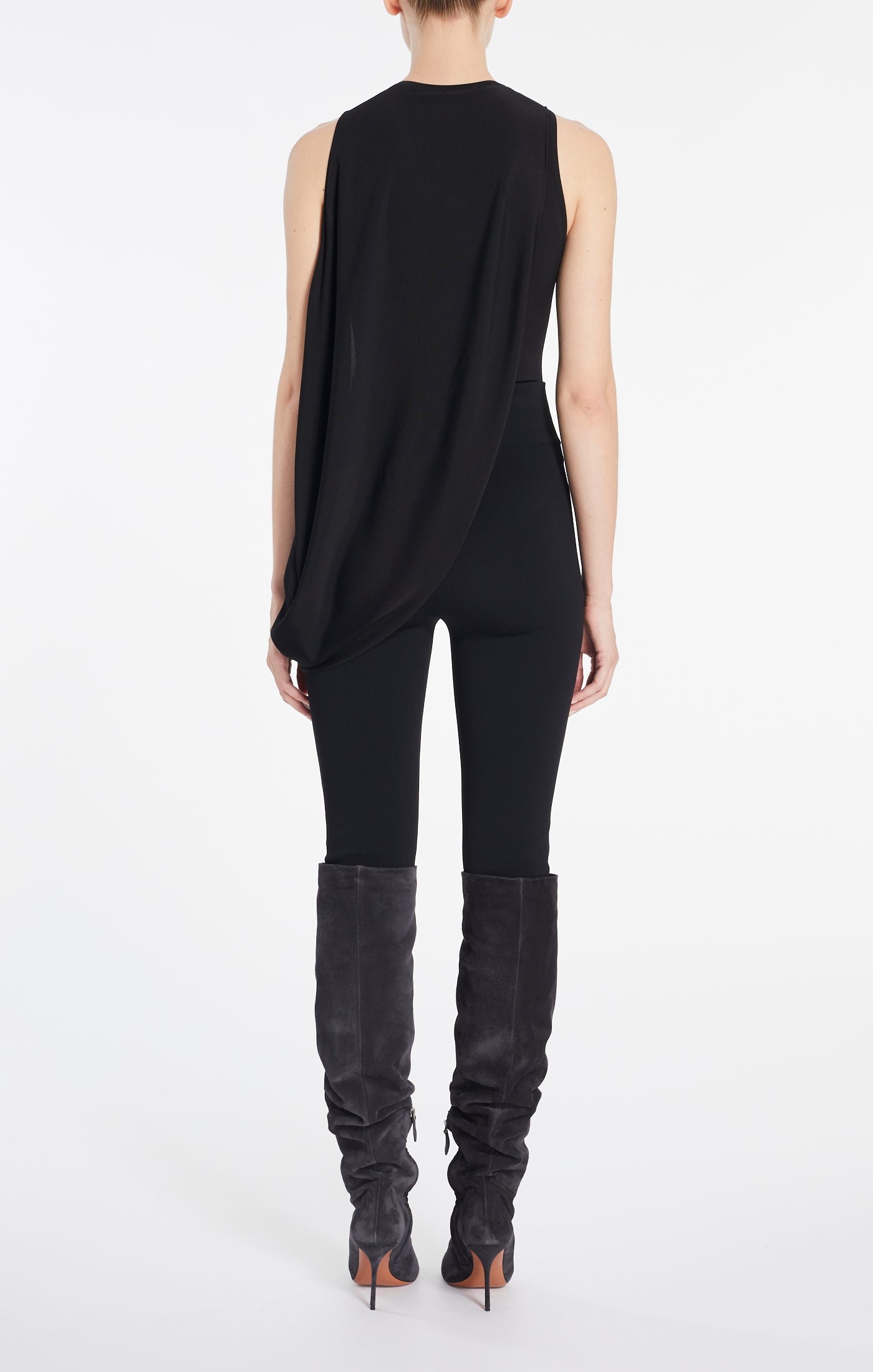 Sleeveless evening bodysuit - Black Alaïa