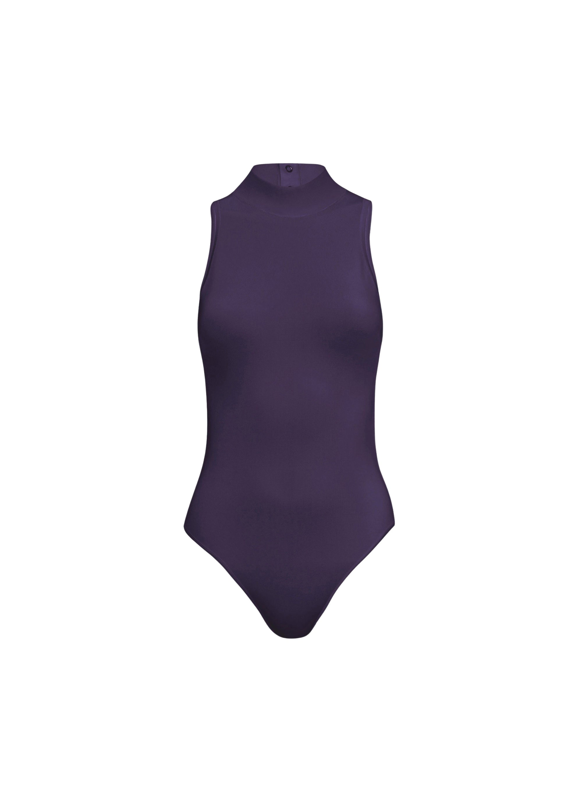 Sleeveless Stretch Bodysuit - Violine