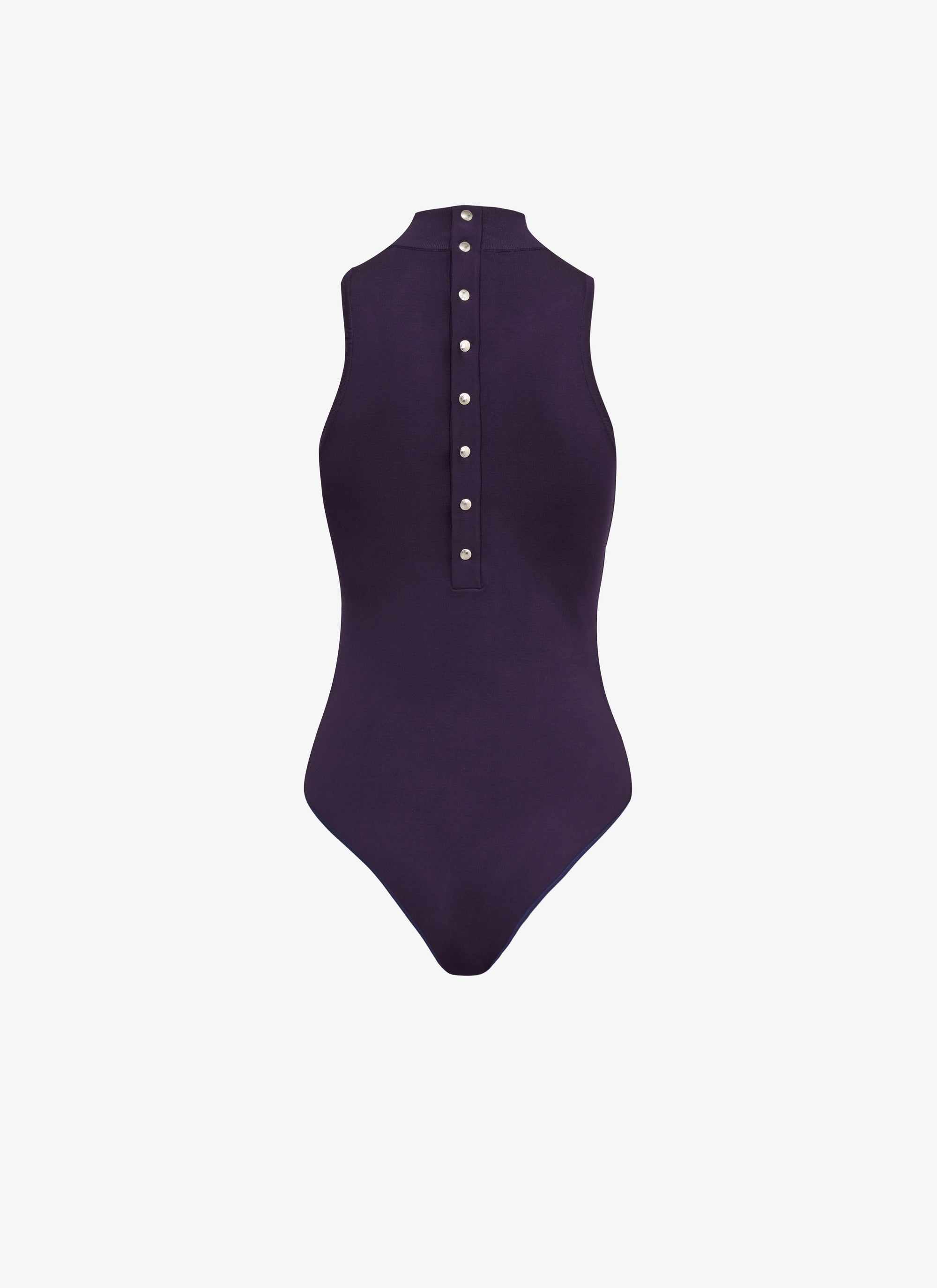 Sleeveless Stretch Bodysuit - Violine