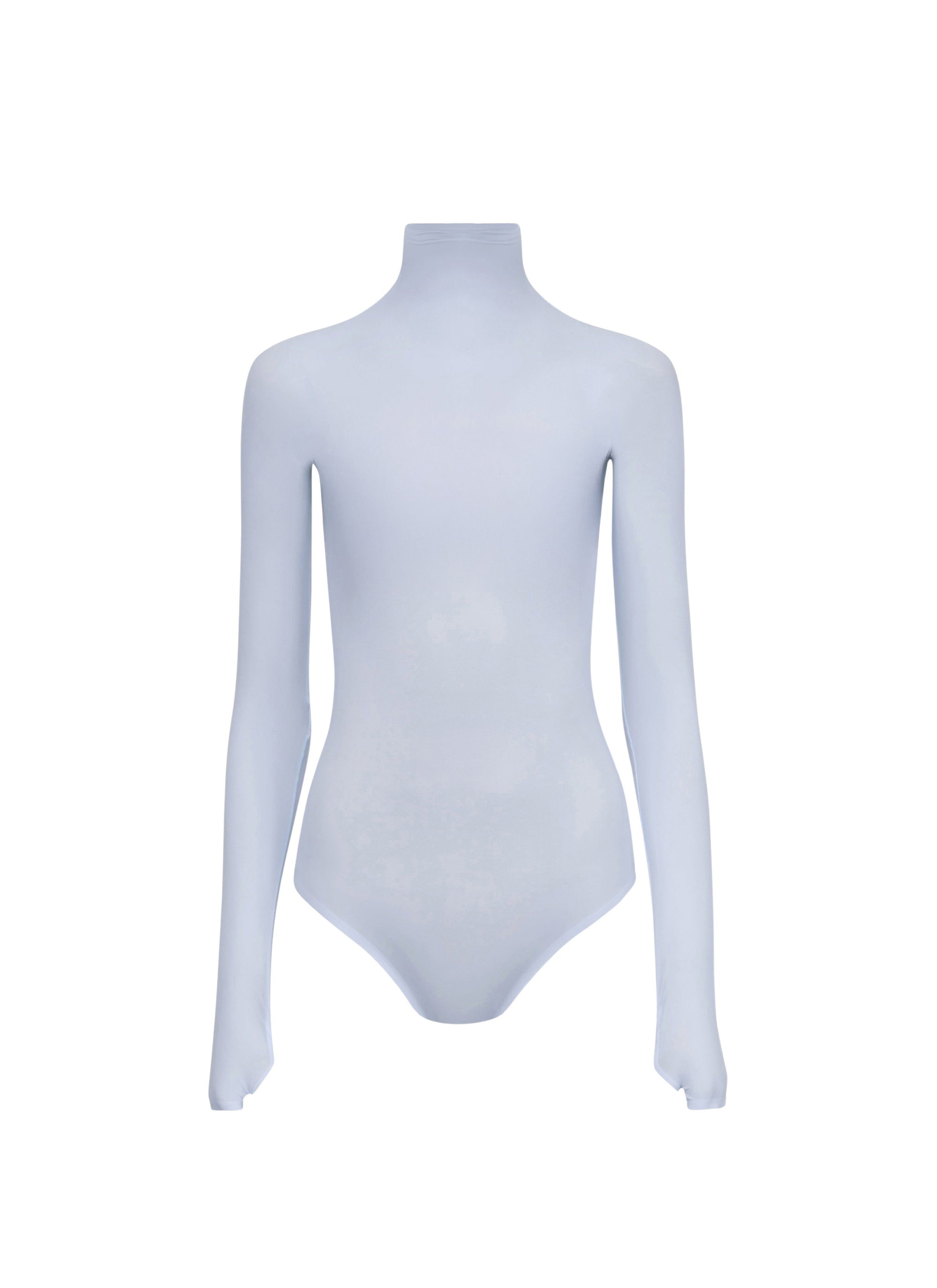 Body en transparence à manches longues en laine - Iris