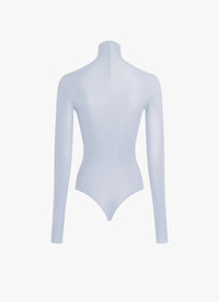 Body en transparence à manches longues en laine - Iris