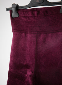Legging velours - Grenat