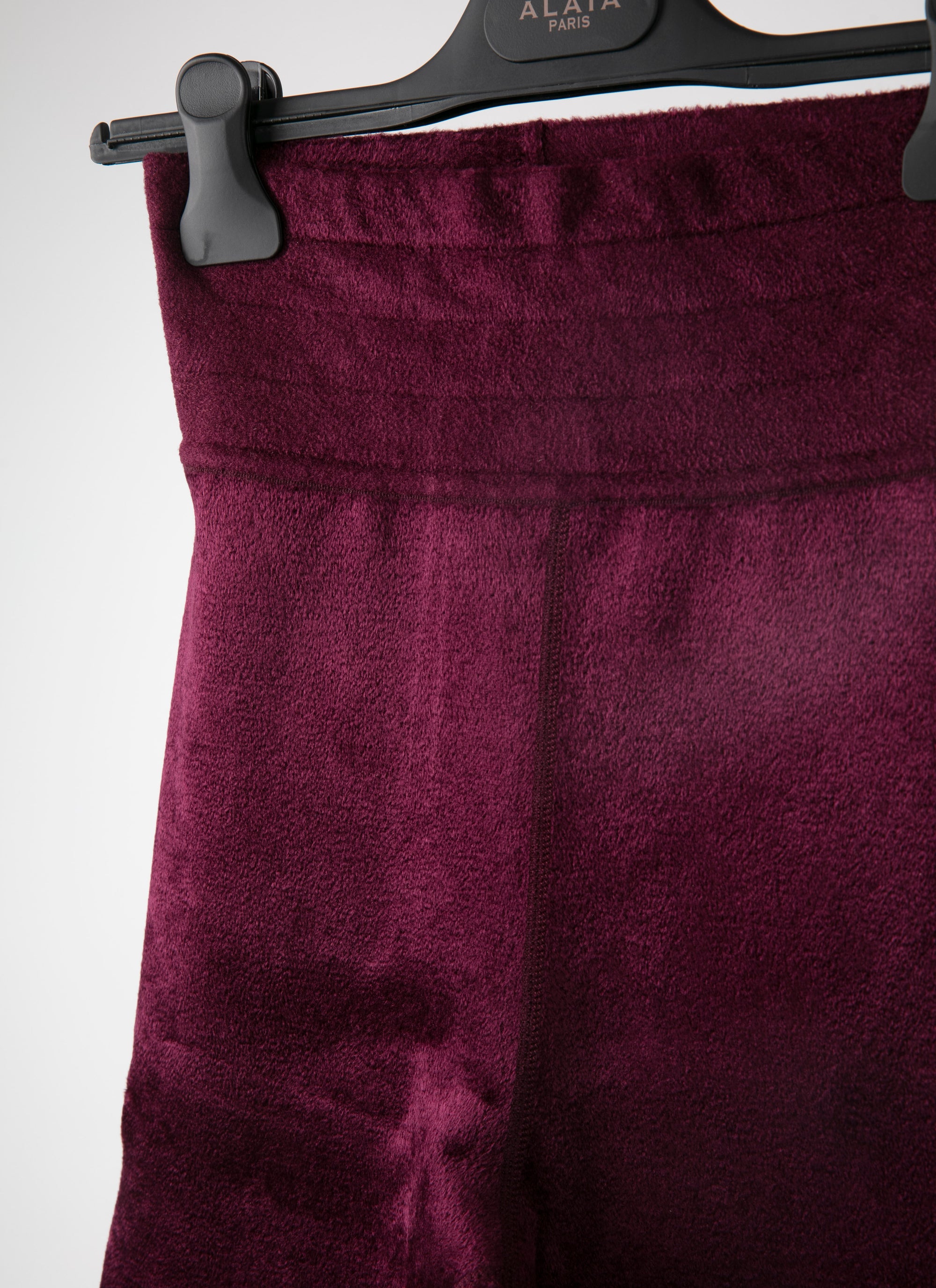Legging velours - Grenat