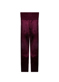 Legging velours - Grenat