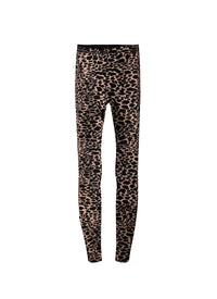 Wool Animal Legging - Flesh & Black