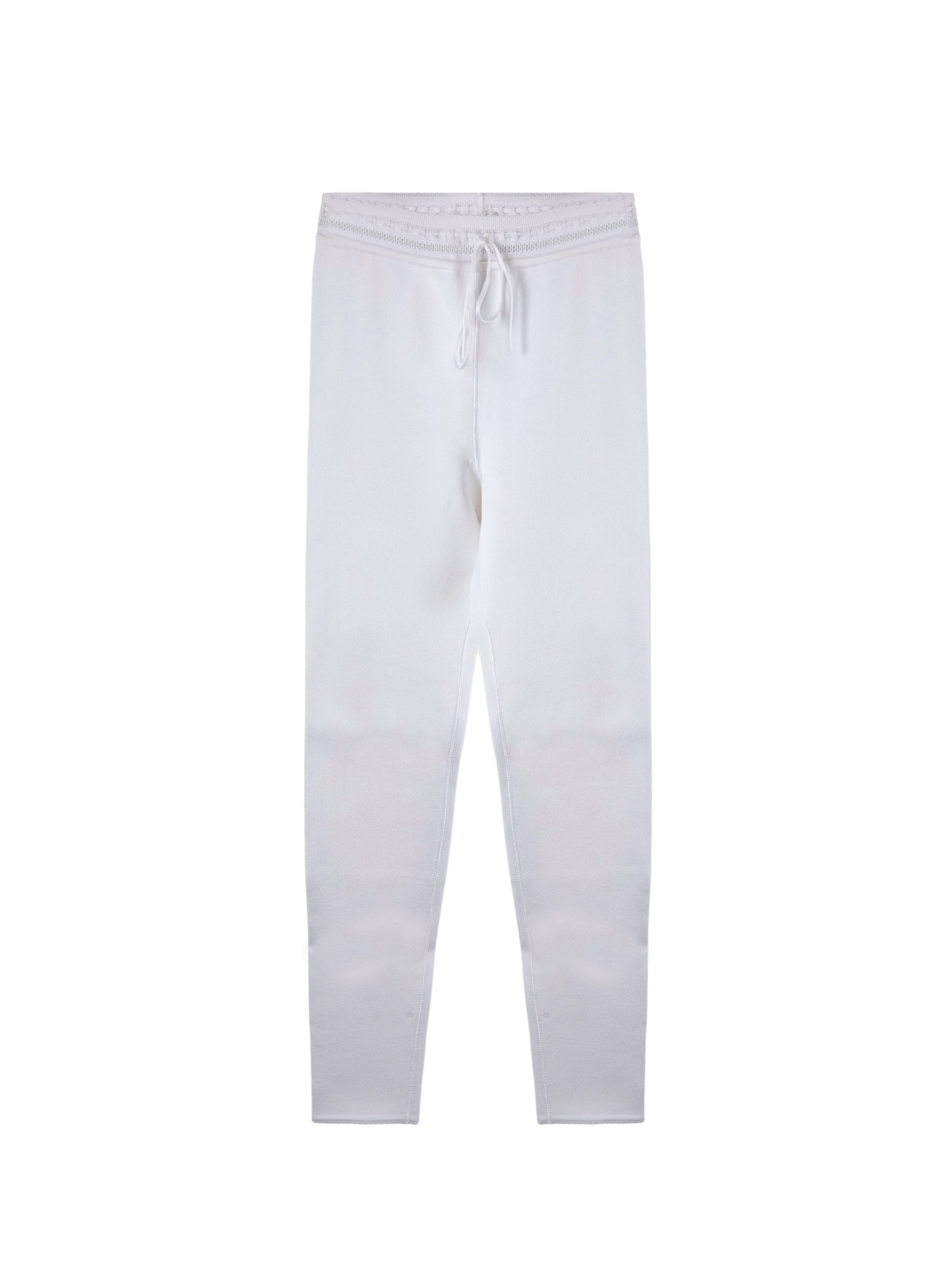 Legging à cordons de serrage - Blanc