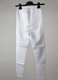 Legging à cordons de serrage - Blanc